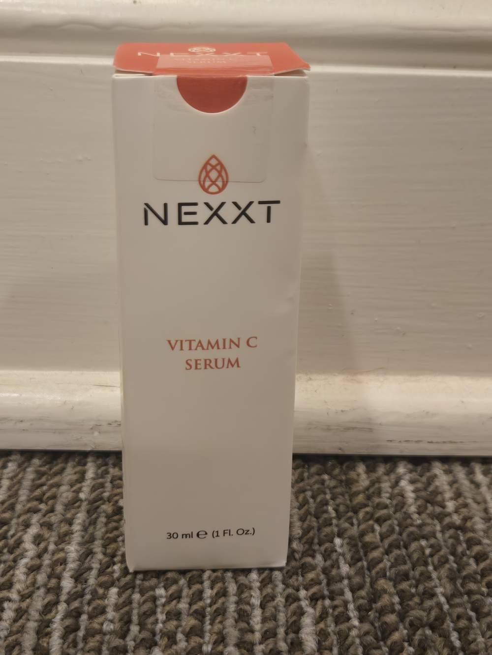 NEXXT Vitamin C Serum – Brightening Face Serum in White & Orange